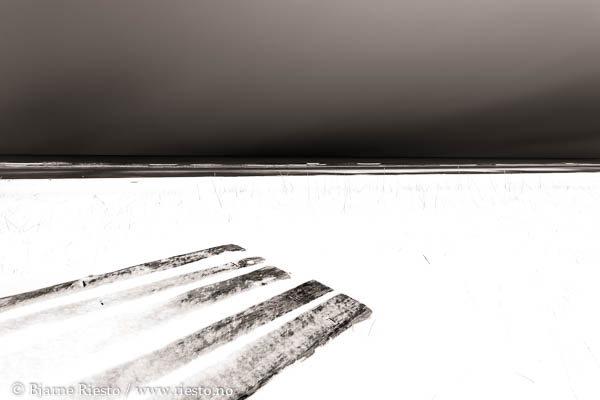 Bølge. Varangerfjorden, Finnmark 