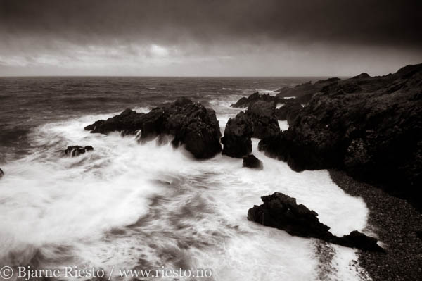 Kyst mot Barentshavet. Finnmark