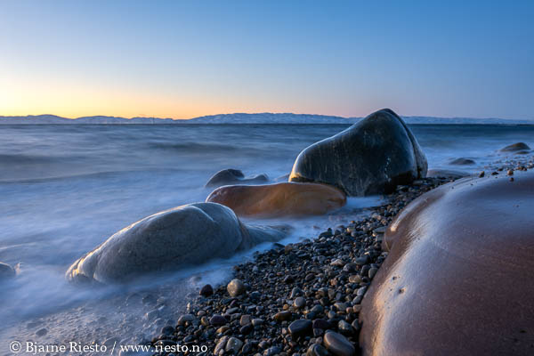 Varangerfjorden ved Vadsø. Finnmark