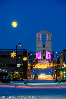 Bølge. Varangerfjorden, Finnmark 
